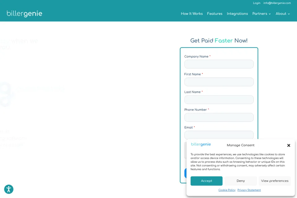 Landing page preview