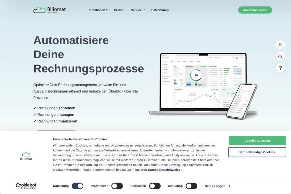 Landing page preview