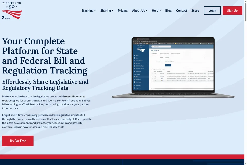 Landing page preview