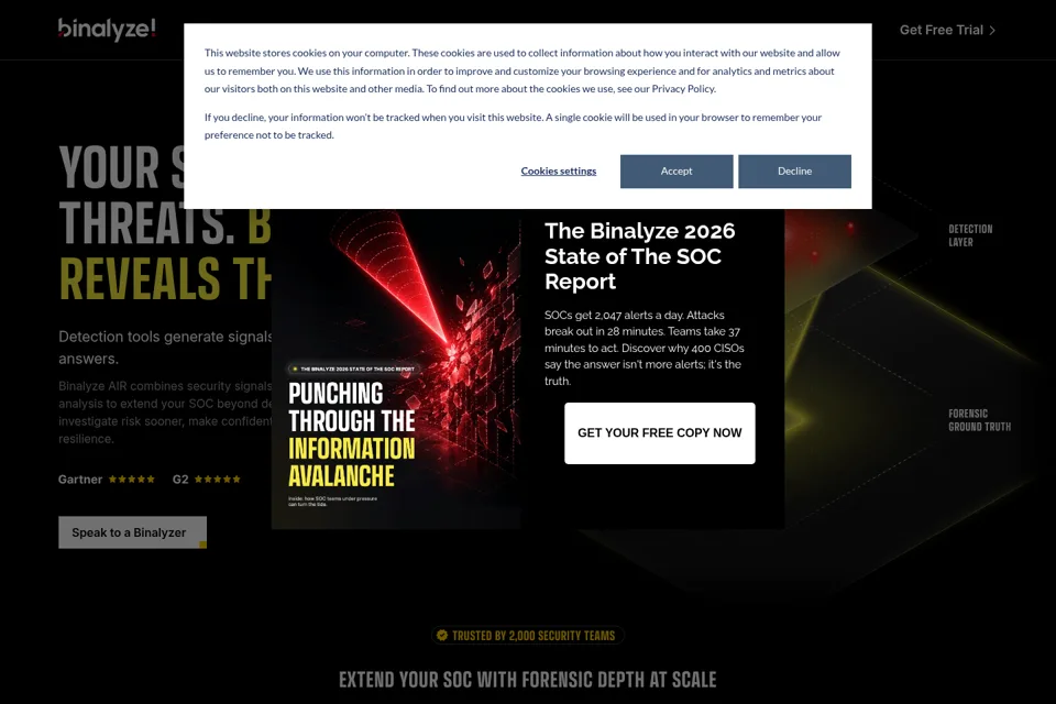 Landing page preview