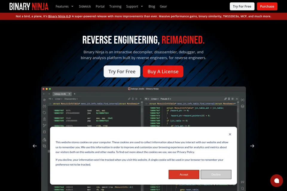 Landing page preview