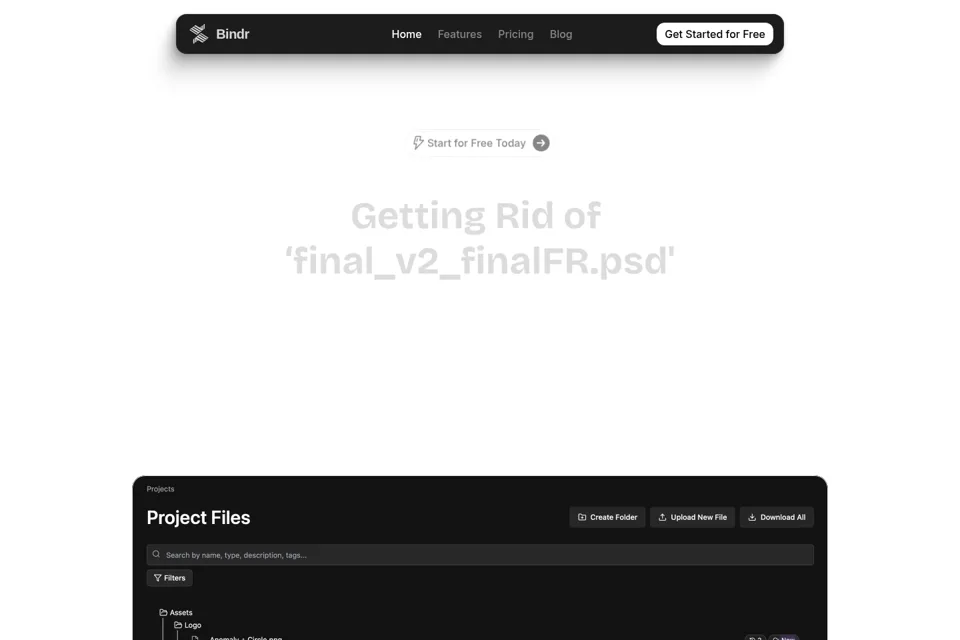 Landing page preview