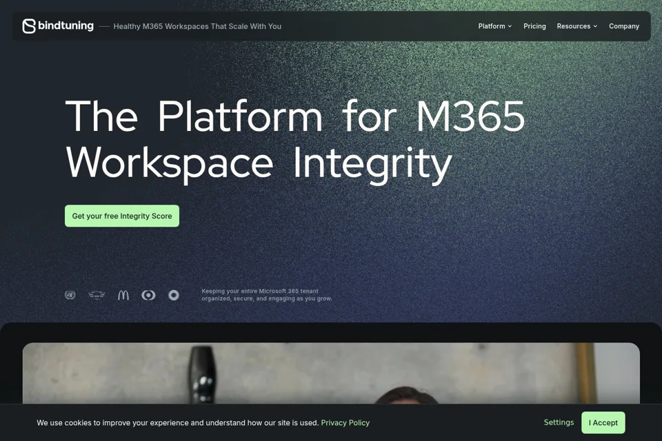 Landing page preview