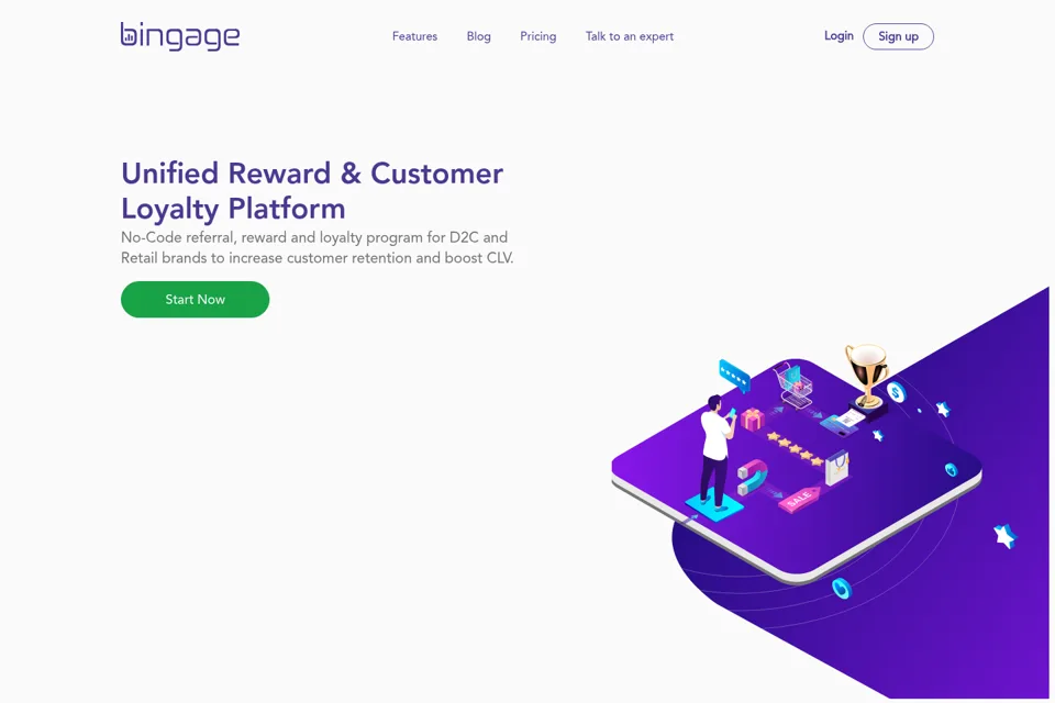 Landing page preview