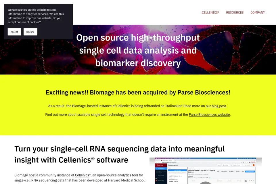 Landing page preview