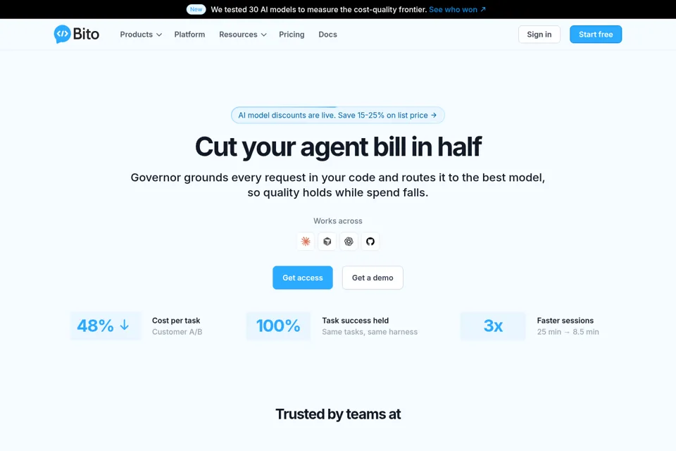 Landing page preview