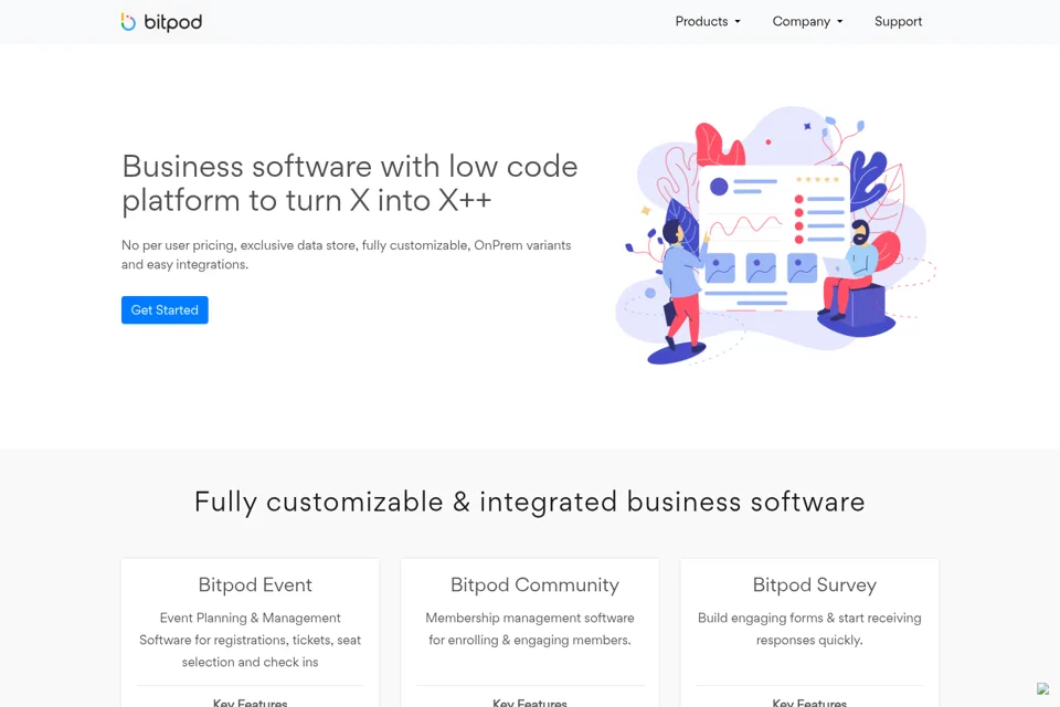 Landing page preview