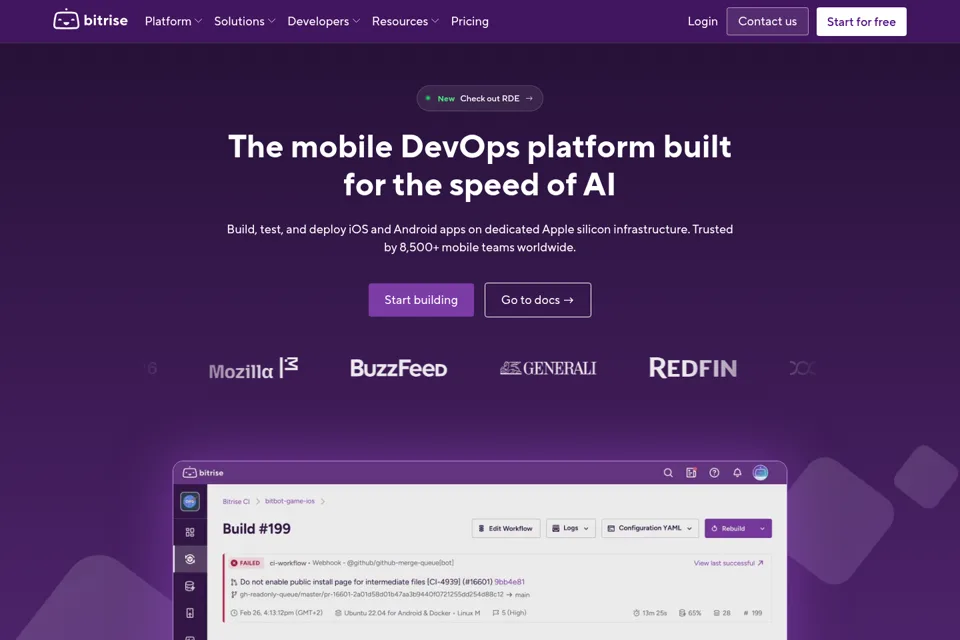 Landing page preview