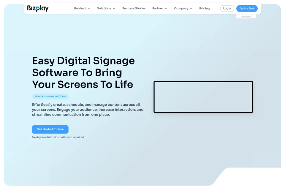Landing page preview