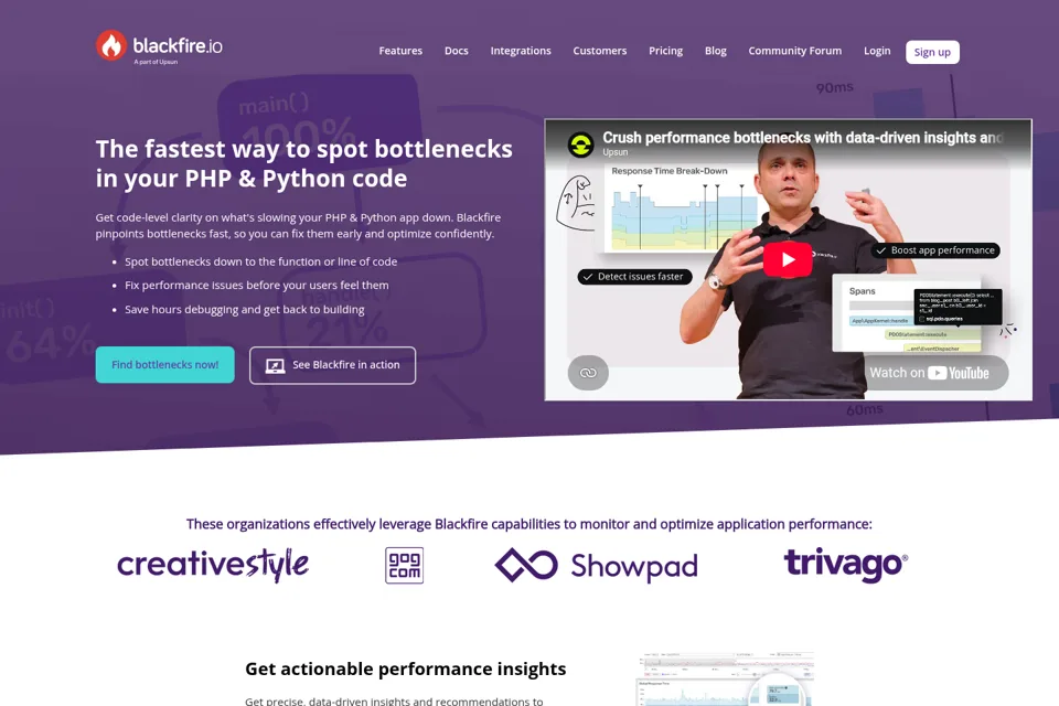 Landing page preview