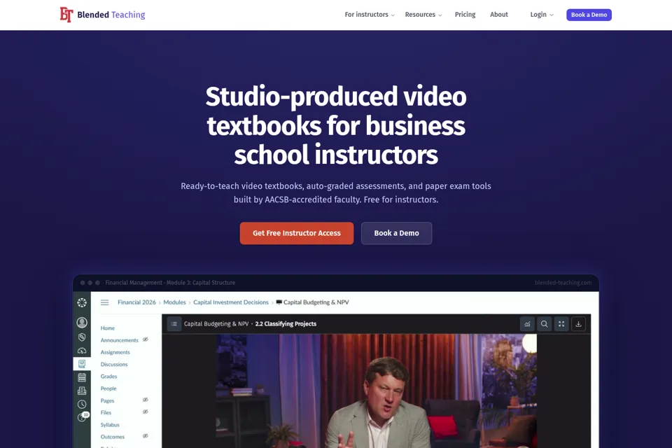 Landing page preview