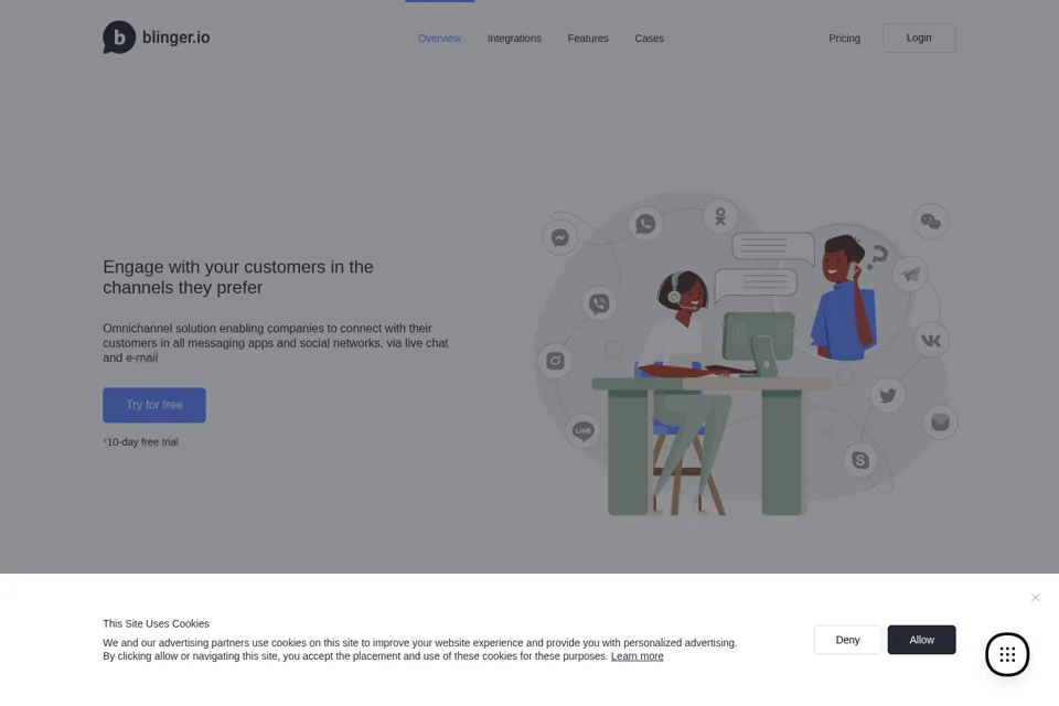 Landing page preview