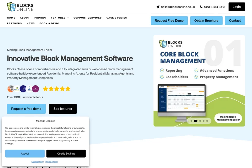 Landing page preview