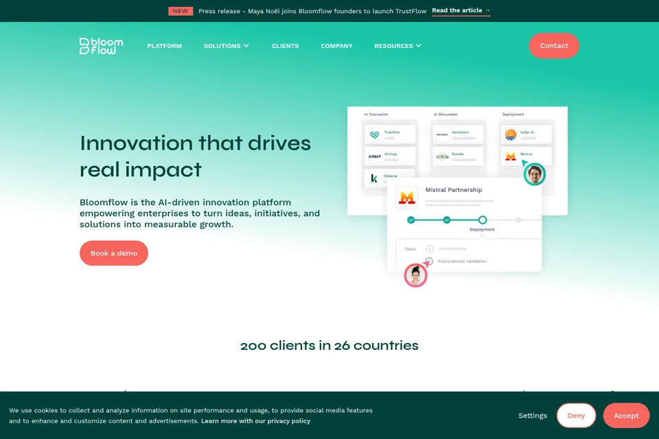 Landing page preview