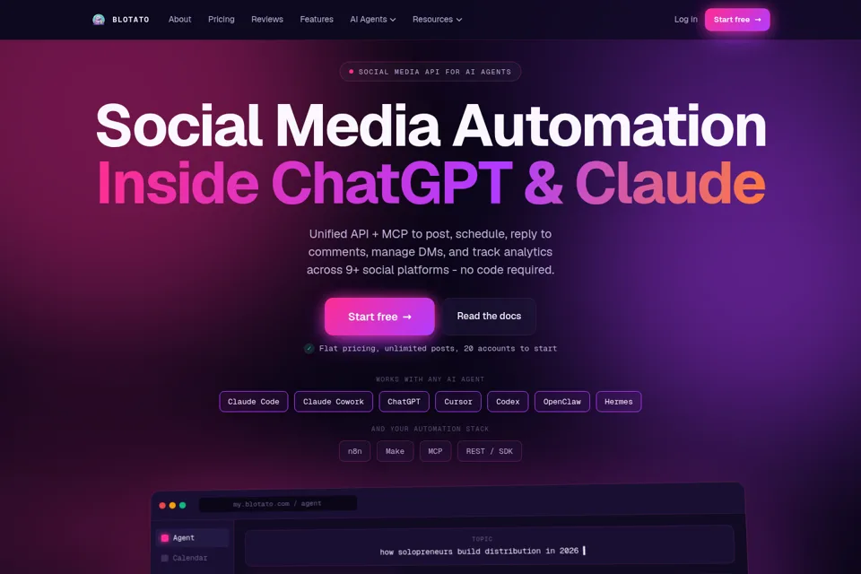 Landing page preview