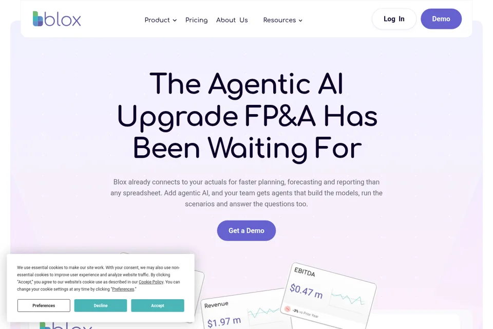 Landing page preview