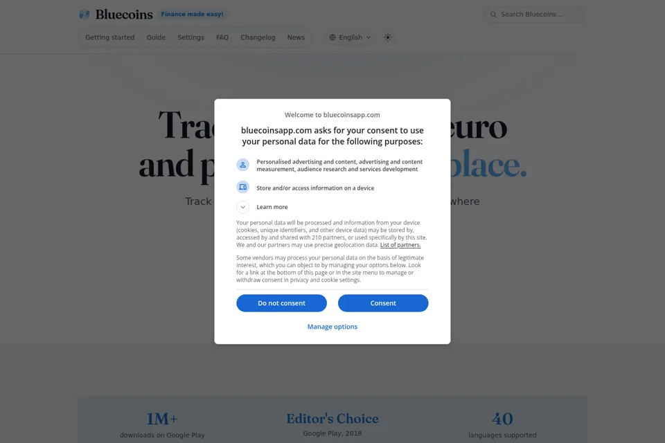 Landing page preview