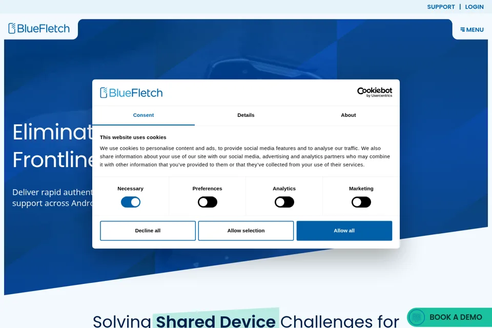 Landing page preview