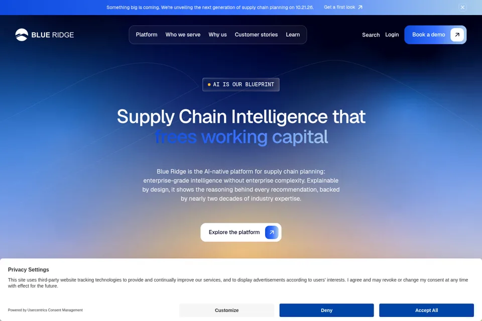 Landing page preview
