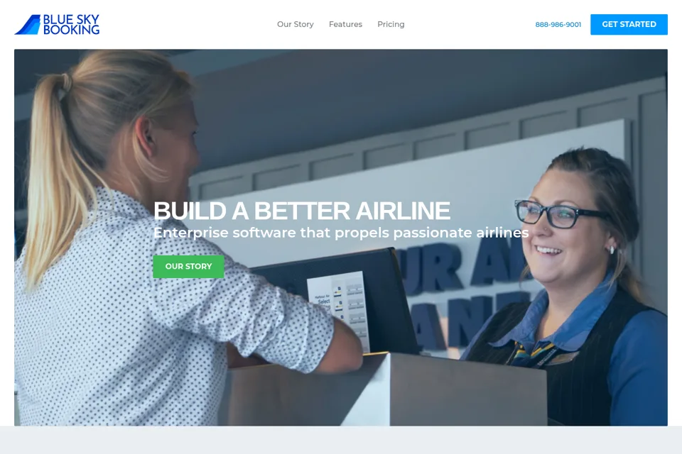 Landing page preview