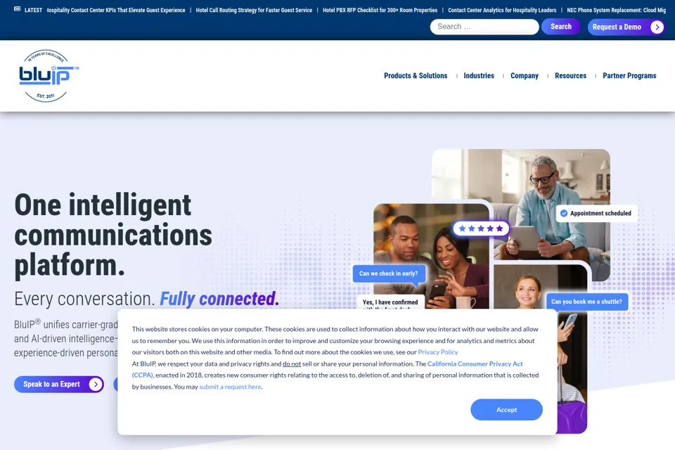 Landing page preview
