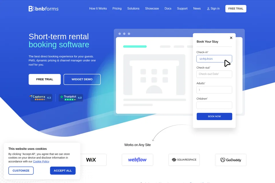 Landing page preview