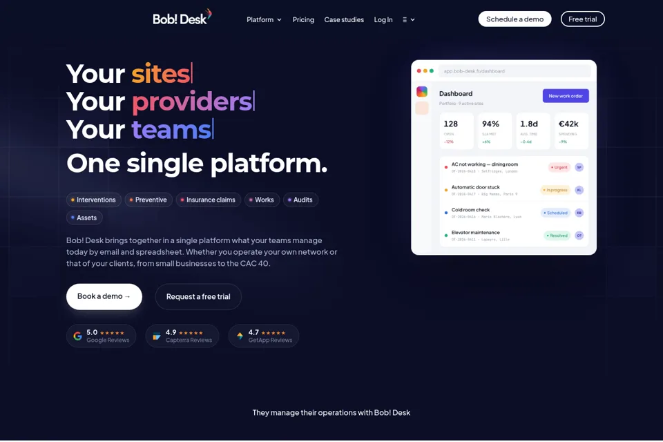 Landing page preview