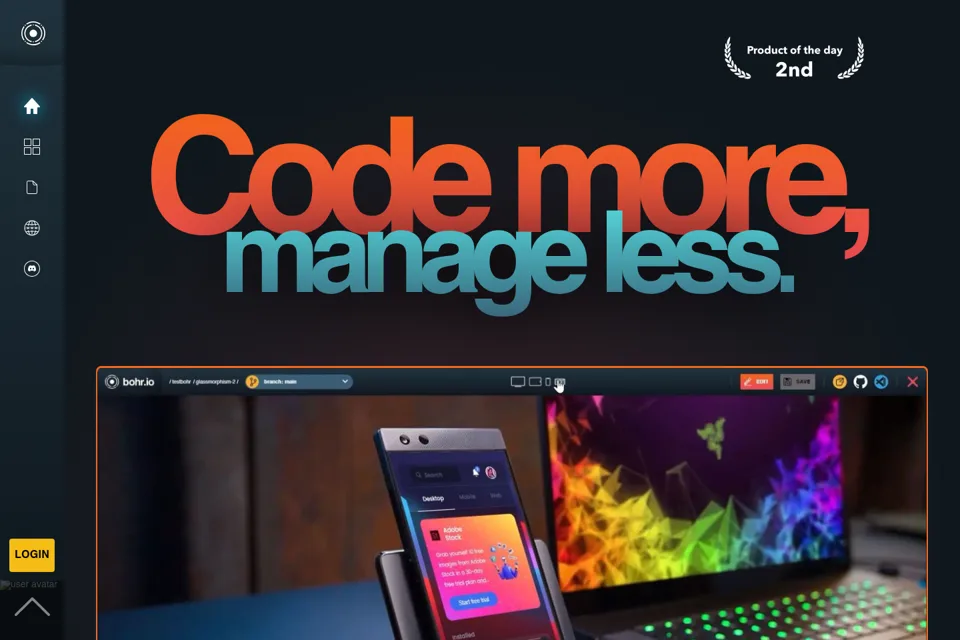Landing page preview