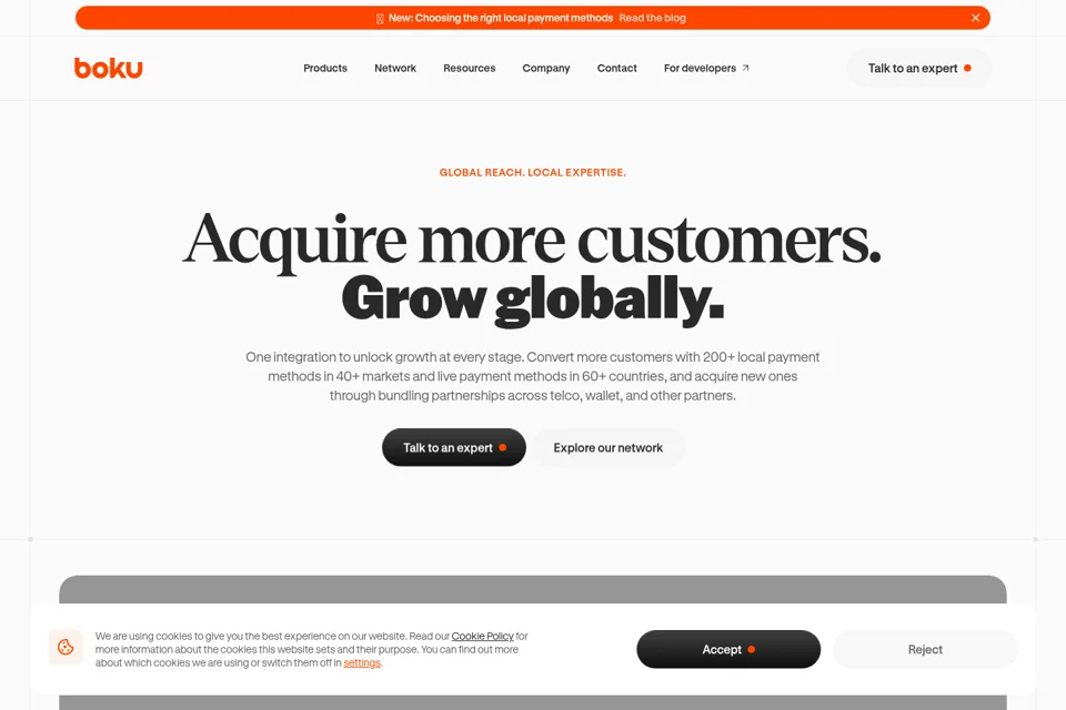 Landing page preview