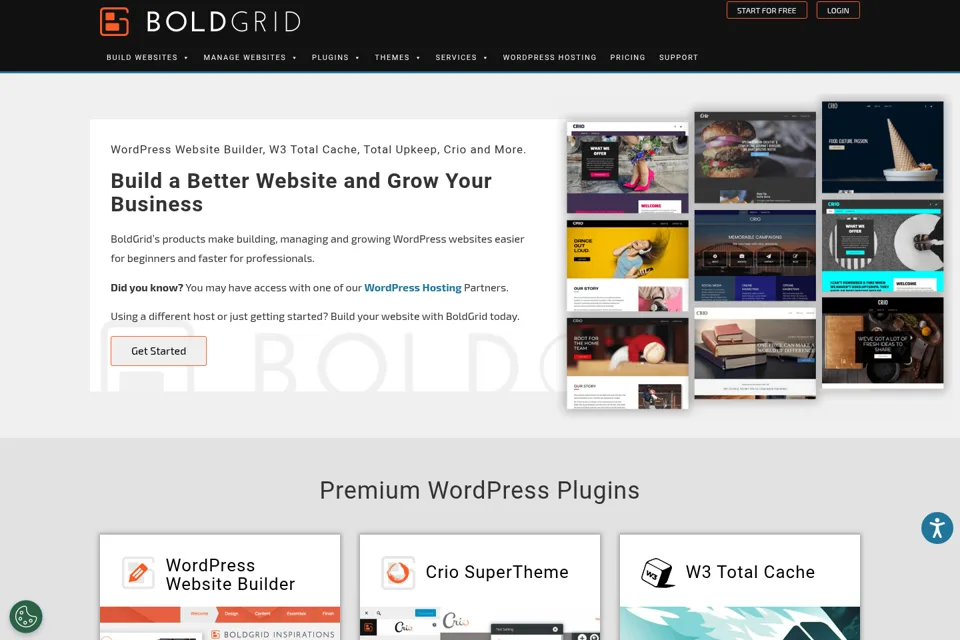 Landing page preview