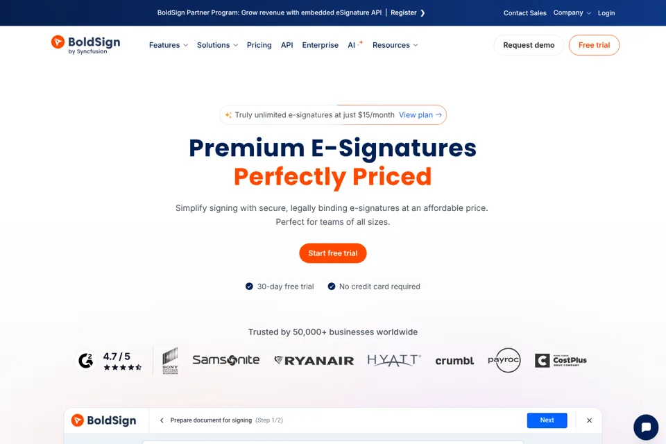 Landing page preview
