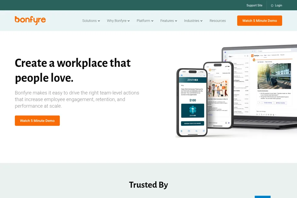Landing page preview