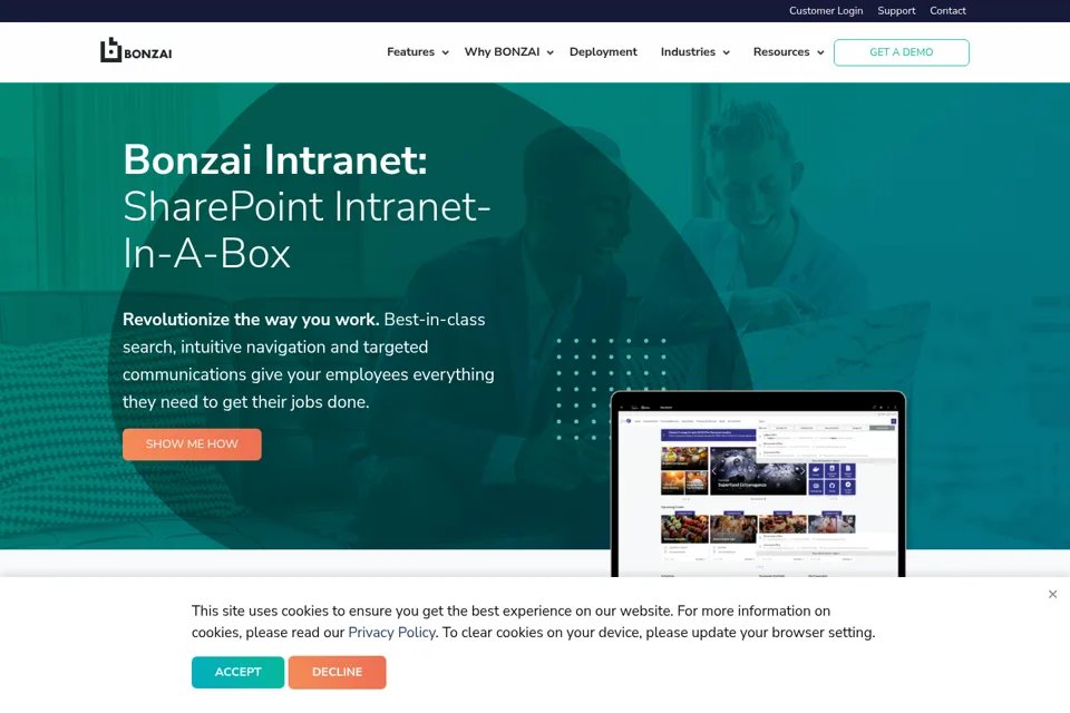 Landing page preview