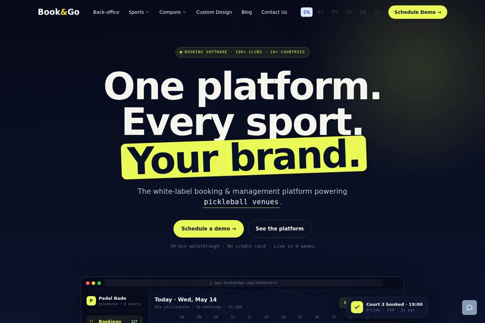 Landing page preview