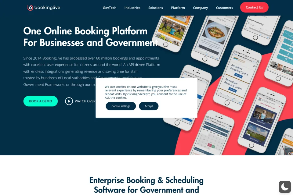 Landing page preview