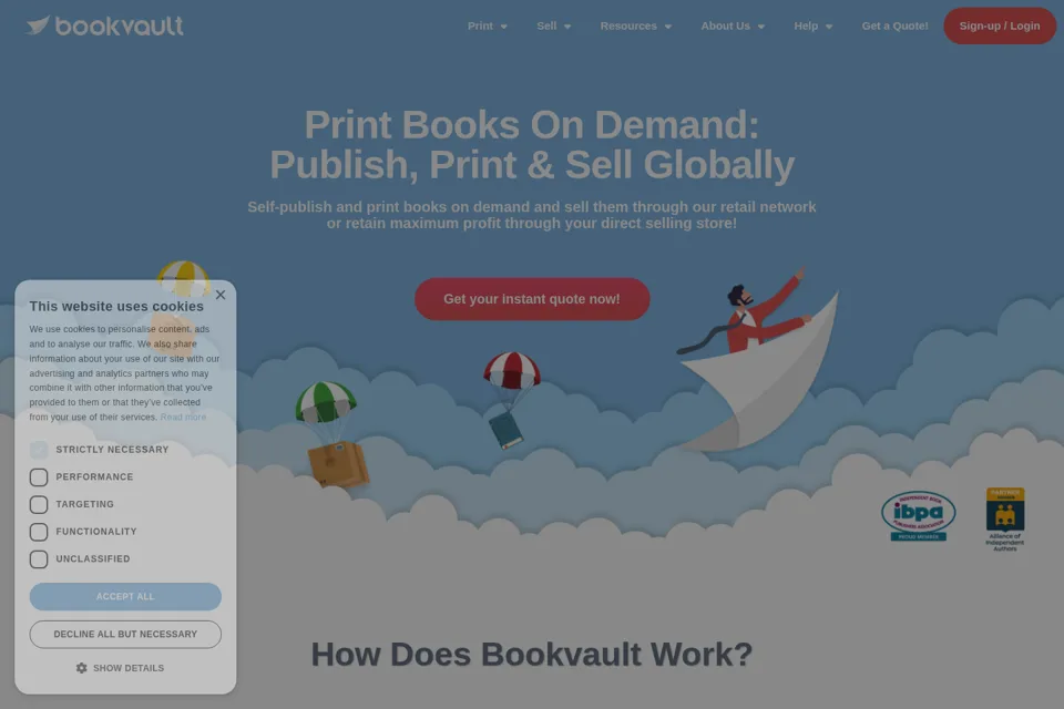 Landing page preview
