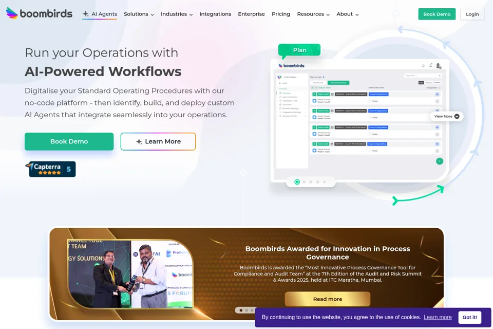 Landing page preview