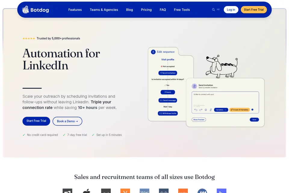 Landing page preview