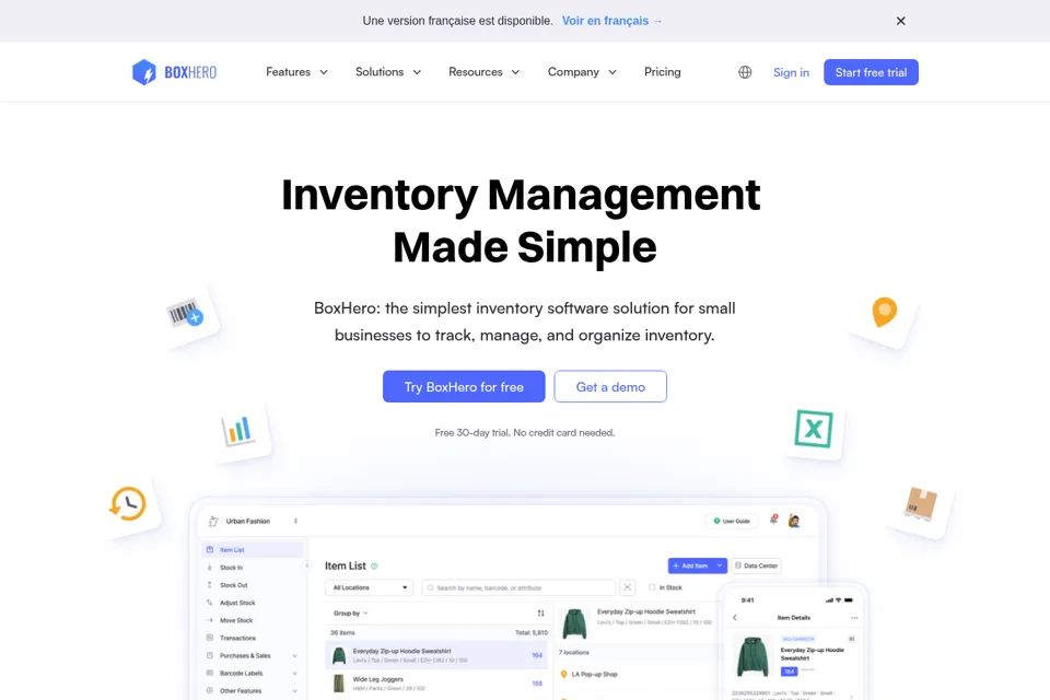 Landing page preview