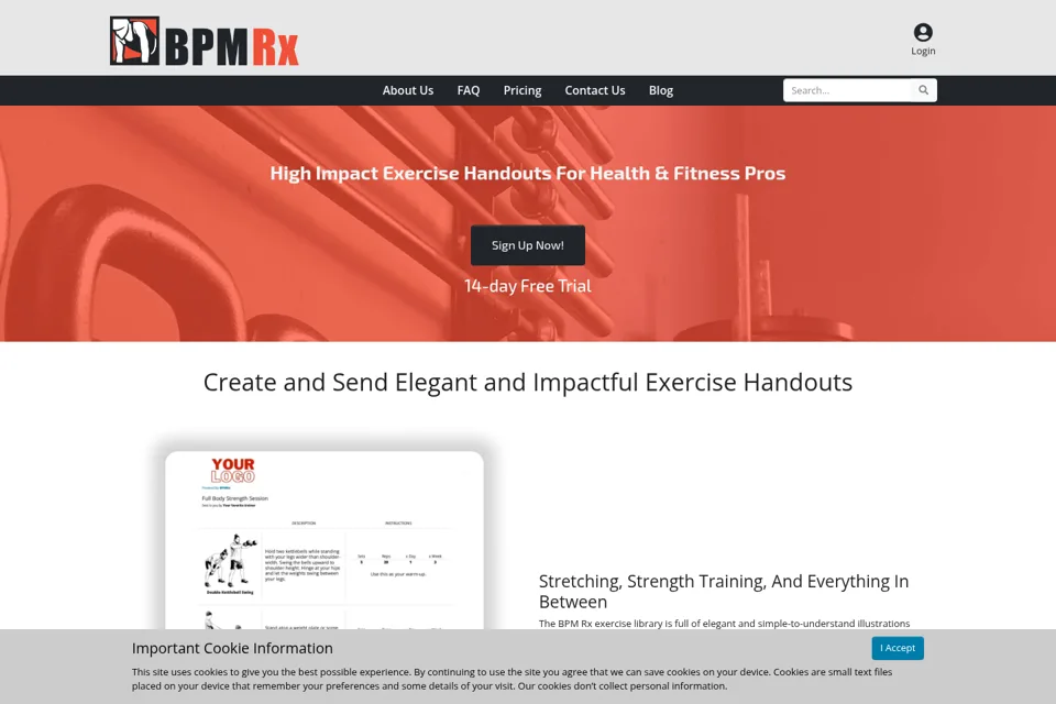 Landing page preview
