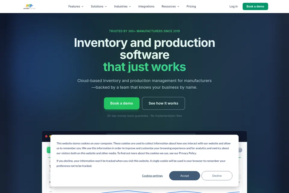 Landing page preview