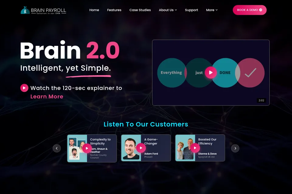 Landing page preview
