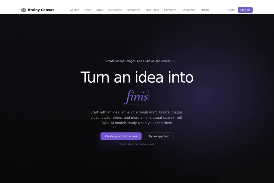 Landing page preview