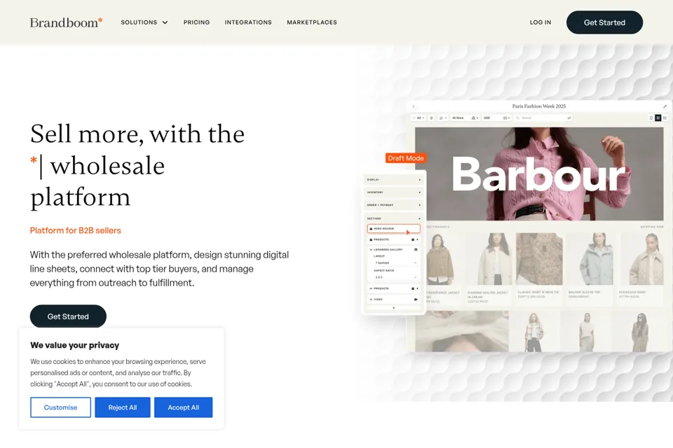 Landing page preview