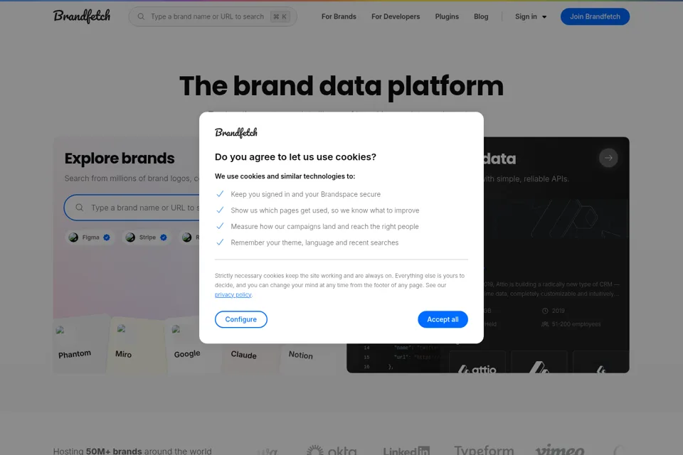 Landing page preview