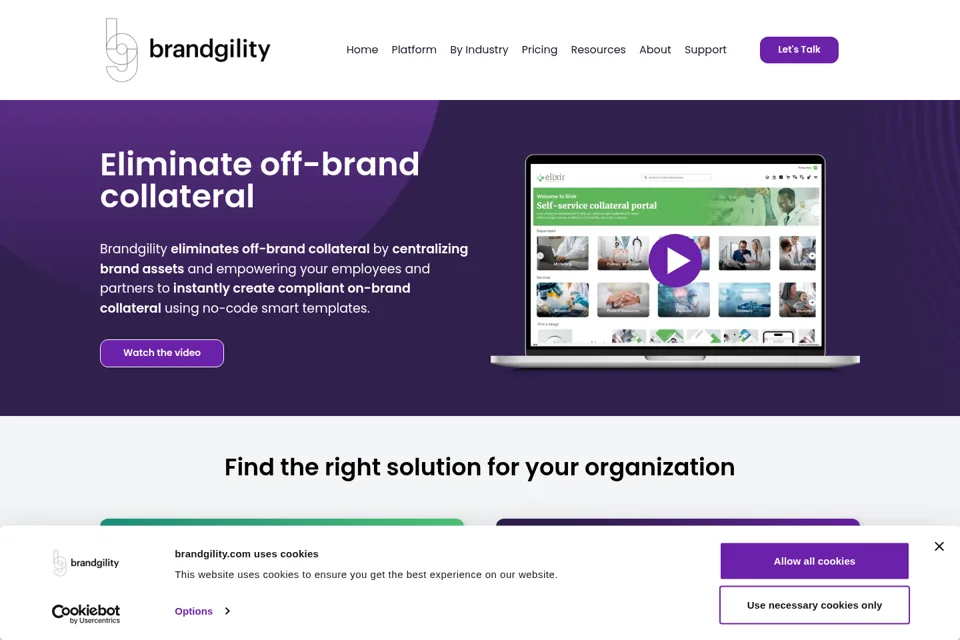 Landing page preview