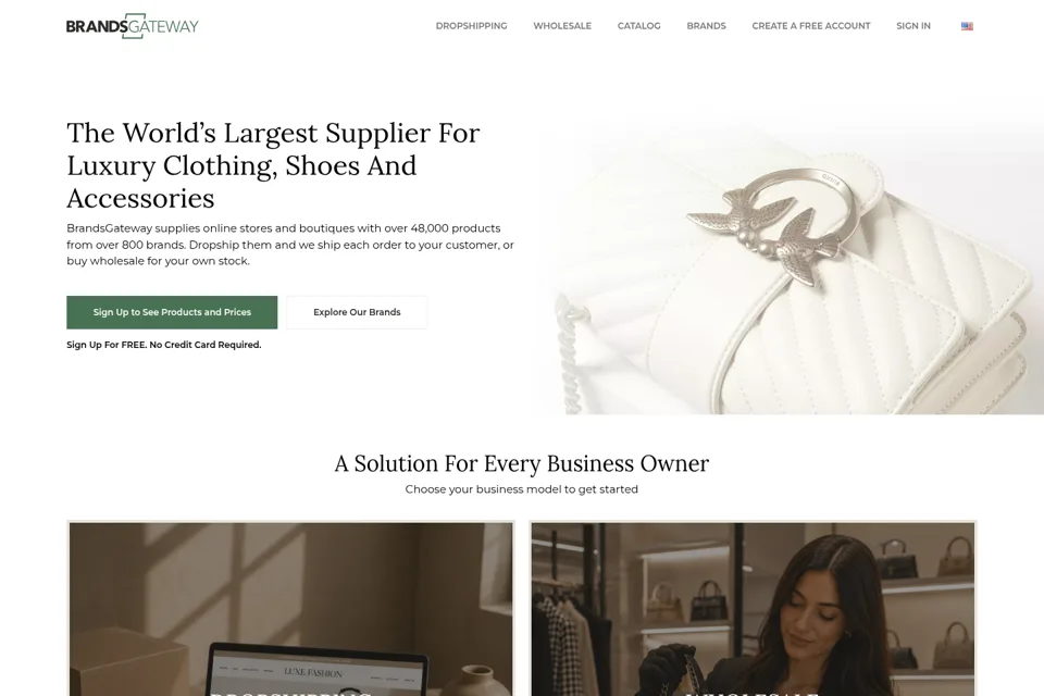 Landing page preview