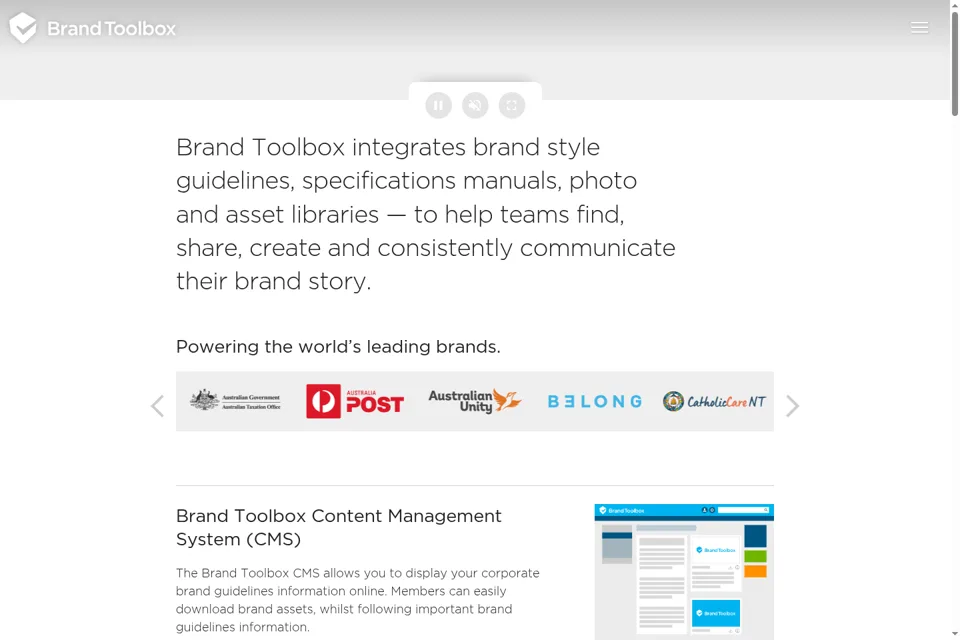 Landing page preview