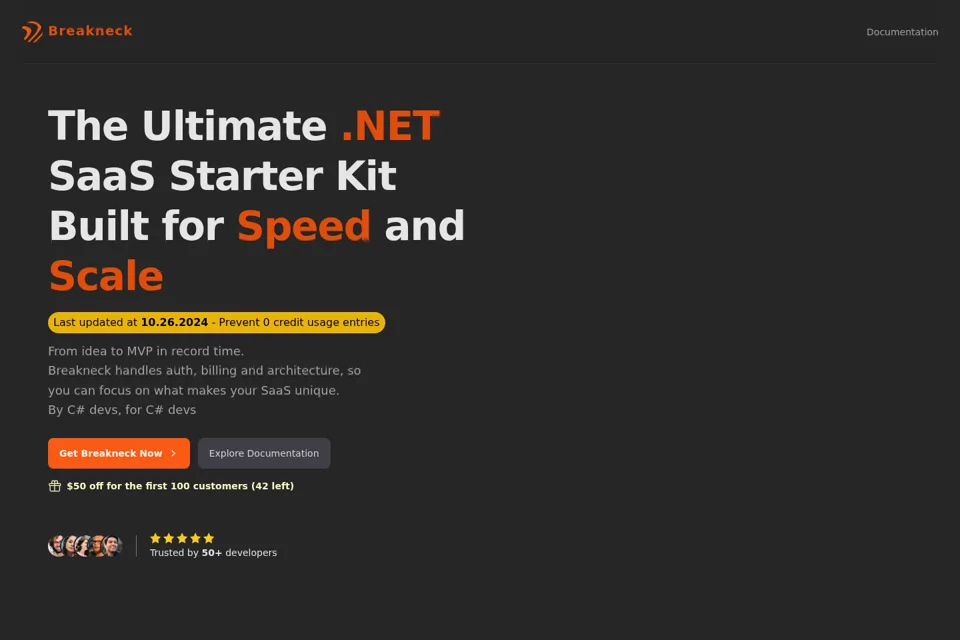 Landing page preview