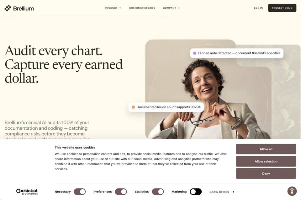 Landing page preview